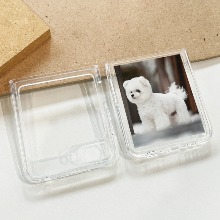 [감성굿즈] Z플립5 케이스 제작 지플립 투명 젤하드 강아지 고양이 커스텀 기본형